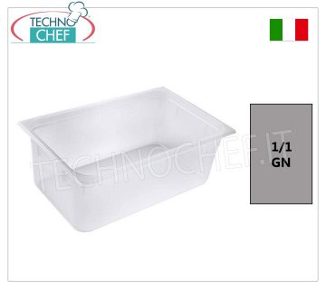 Recipientes Gastronorm GN 1/1 en polipropileno, dim.mm.530x325