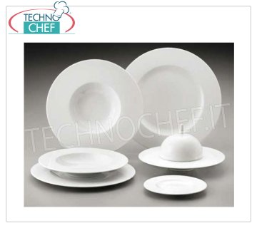 COSTA VERDE - Porcelánico para restaurantes PLATOS, Colección Saturno Bianco, marca COSTA VERDE