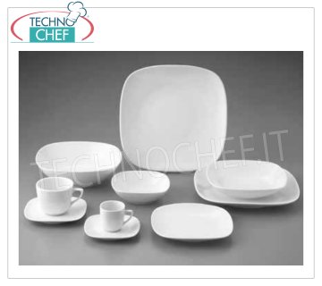 GURAL PORSELEN - Porcelánico para Restaurante PLATO COMEDOR, Colección Mimoza White, Marca GÜRAL PORSELEN