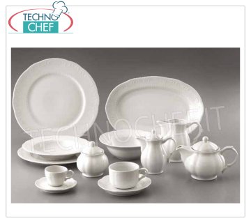 TOGNANA - Platos y vajilla de porcelana blanca - Colección VECCHIO WIEN - Gama completa