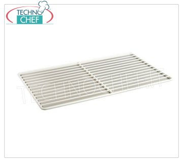 Technochef - Rejilla plastificada en Rilsan cm 60x40, mod. GR6040RI Rejilla de plástico en Rilsan, dim.mm 600x400, para Frigor Pastelería - Pizzería