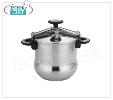 Pinti - Olla a presión de acero inoxidable, 11 lt., Profesional