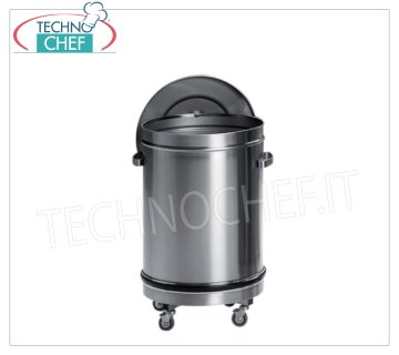 cubos de basura de acero inoxidable