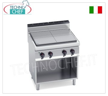 TECHNOCHEF - COCINA ELÉCTRICA DE SUPERFICIE SÓLIDA sobre MUEBLE ABIERTO, Kw.9, Mod.E7TPM