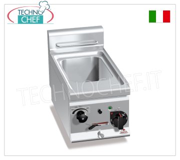 TECHNOCHEF - COCEPASTA ELÉCTRICO DE MOSTRADOR, bol de acero inoxidable de 11 litros, Mod. E6CP3B COCEPASTA ELÉCTRICO DE MOSTRADOR, BERTOS, Línea PLUS 600, Serie PASTA ITALY, con cubeta de acero inoxidable de 11 litros, V.230/1, Kw.3,5, dim.mm.300x600x290h