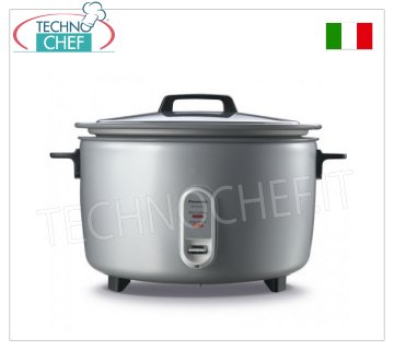 ARROZ DE ACERO INOXIDABLE para aproximadamente 40 PORCIONES, capacidad 7,2 litros Olla arrocera de acero inoxidable para 40 raciones aproximadamente, capacidad 7,2 litros, V.230/1, Kw 2,5, peso 11,3 Kg, dim.mm.558x466x366h