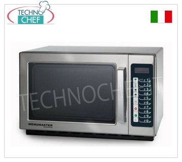 MENUNASTER, Horno microondas profesional mod. RCS511TS, COMANDOS DIGITALES Horno microondas profesional MENUMASTER, con MANDOS DIGITALES, cámara de cocción 368x381x216h mm, apto para recipientes GN 2/3, potencia 1,1 kW, V.230/1, 1,55 kW, peso 18,6 Kg, dim.mm 559x438x349h