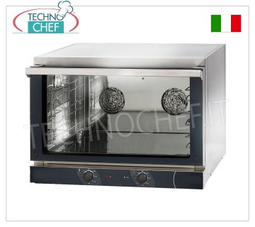 TECNODOM - HORNO DE CONVECCIÓN Eléctrico para 3 Bandejas mm 600x400, - dim.mm.775x700x560h