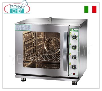 Fimar - Horno de Convección a Gas GLP, 4 bandejas GN 2/3, controles mecánicos, Mod.FN423/G HORNO DE CONVENCIÓN A GAS GLP, Ventilado, Profesional para GASTRONOMÍA, CÁMARA para 4 BANDEJAS GASTRO-NORM 2/3 (325x353 mm), control termostático, mandos manuales, Potencia Térmica Kw.4,00, V.230/1, Peso 38 Kg, dim. mm.620x645x615h