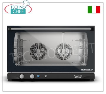 UNOX - HORNO Eléctrico de CONVECCIÓN, para 4 BANDEJAS de mm.600x400, dim. mm. 800x774x509h