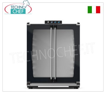 UNOX - Armario de fermentación para hornos con capacidad para 8 bandejas de 460x330 mm, MANDOS MANUALES FERMENTADOR PARA HORNOS Mod. XFT130 - XFT133 - XFT110 - XFT113 - XFT023 - /1, Kw 1,2, Dimensiones Externas, mm 600x657x757H