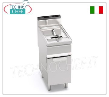 BERTOS - FREIDORA A GAS 1 Tanque 20 lt sobre MUEBLE, Quemadores en Tanque, Controles Mecánicos, Mod.GL20M