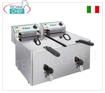 Fimar - FREIDORA ELÉCTRICA DE MOSTRADOR 10+10 lt., Mod.FR1010RN