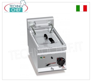 Technochef - FREIDORA DE MOSTRADOR ELÉCTRICA, 1 DEPÓSITO de 10 litros, Mod.E6F10-3B