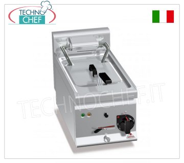 Technochef - FREIDORA DE MOSTRADOR ELÉCTRICA, 1 DEPÓSITO de 10 litros, Mod.E6F10-3BS
