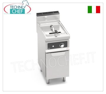 TECHNOCHEF - FREIDORA ELÉCTRICA sobre MÓVIL, 1 DEPÓSITO de 18 litros, Mod.E7F18-4M-BF