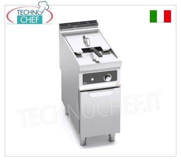 TECHNOCHEF - FREIDORA ELÉCTRICA sobre MÓVIL, 1 DEPÓSITO de 18 litros, Mod.E9F18-4M-BF