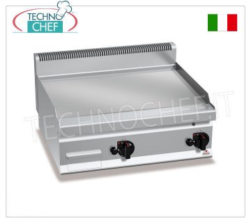 PLANCHA A GAS con PLACA LISA en Multipan, módulo SUPERIOR, Mod.G7FL8B-2