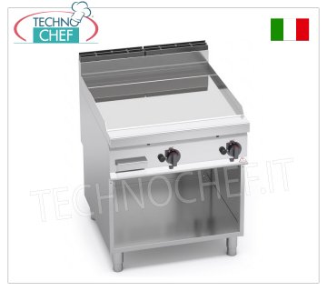 PLANCHA A GAS con PLACA compuesta LISA, Mod. G9FL8M-2/CPD