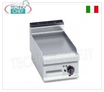 PLANCHA ELÉCTRICA con PLACA MULTIPAN LISA, mod.E7FL4BP