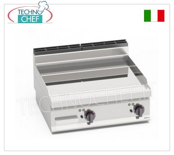 PLANCHA ELÉCTRICA con PLACA LISA en MULTIPAN, módulo SUPERIOR, mod.E7FL8BP-2