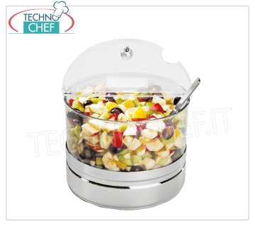 Tazón buffet refrigerado Recipiente refrigerado, diámetro 22 cm, h 14 cm, 2,5 l