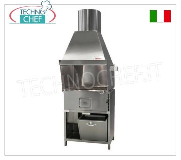 GRILL ROMAGNA - Parrilla/cocina de carbón Romaña con 1 brasero,