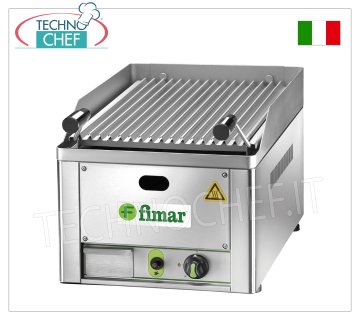 Fimar - PARRILLA DE PIEDRA DE LAVA A GAS, 1 módulo SUPERIOR, Mod.GL33