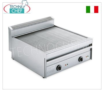 PARRILLA ELÉCTRICA A VAPOR, versión TOP, DOBLE MÓDULO - ARRIS - Serie 550 - Solicitar Cotización PARRILLA ELÉCTRICA A VAPOR, versión TOP, DOBLE MÓDULO con mandos independientes con ZONA DE COCCIÓN mm 760x380, V. 400/3, Kw 7,6, Peso Kg 50, dim.mm.800x550x315h