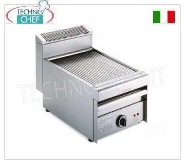 GRILL ELÉCTRICO DE VAPOR, versión TOP, 1 MÓDULO - ARRIS - Serie 550 - Solicitar Cotización GRILL DE VAPOR ELÉCTRICO, versión TOP, 1 módulo con 1 ZONA DE COCCIÓN de 390x380 mm, completo con parrilla de varillas, V.400/3, Kw 3,8, Peso 3 Kg, dimensiones exteriores mm 420x550x315h