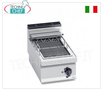 TECHNOCHEF - PARRILLA ELÉCTRICA, 1 módulo SUPERIOR, Kw.4,08, Mod.E7CG40B PARRILLA ELÉCTRICA, BERTOS, Línea MACROS 700, Serie PARRILLA ELÉCTRICA, 1 módulo TOP, V.400/3+N, Kw.4,08, Peso 40 Kg, dim.mm.400x700x290h