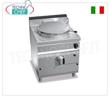 TECHNOCHEF - Cacerola cilíndrica de gas de 100 litros, calentamiento directo, Mod.G9P10D OLLA CILÍNDRICA A GAS 100 Litros, BERTOS, Línea MAXIMA 900, Serie HIGH-TECH, con calentamiento directo, Potencia térmica Kw.20,9, Peso 108 Kg, dim.mm.800x900x900h