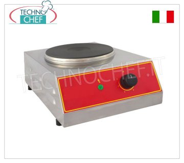 TECHNOCHEF - Placa de cocción eléctrica, Ø 220 mm, Mod.CP20