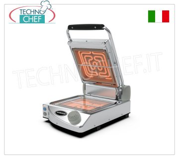 SPIDOCOOK - Placa eléctrica con placa vitrocerámica lisa transparente, Mod.SP010PT