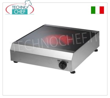 TECHNOCHEF - Placa vitrocerámica lisa 1 zona Ø 31 cm Mod.PC40/1