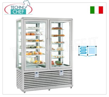 TECHNOCHEF - Vitrina combinada para helado y pastelería, temp. -15°-25°C/+4°+10°C, Mod.CPG900S/V