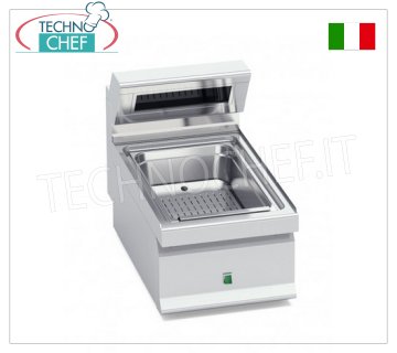 TECHNOCHEF - Calentador de Alimentos Eléctrico Profesional, 1 módulo TOP, Kw.1,1, Mod.E7SP-4B Calientacomidas-calentador de patatas eléctrico, BERTOS, Línea MACROS 700, Serie CONSTANT, 1 módulo TOP, V.230/1, Kw.1,1, Peso 19 Kg, dim.mm.400x700x290h