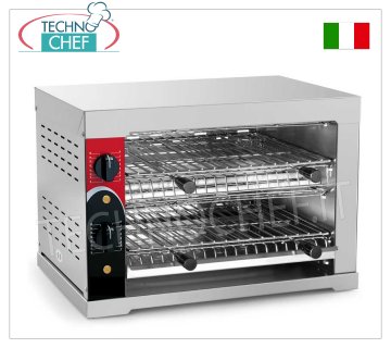 HORNO TOSTADOR grande con 2 rejillas de 45x33 cm, mandos dobles