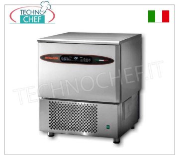 TECNODOM - Abatidor de temperatura para 5 bandejas GN 1/1 (325x530 mm) o bandejas pasteleras 600x400 mm - Controles táctiles