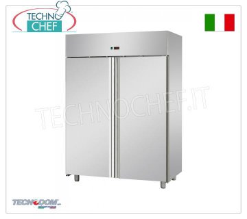 TECNODOM - Congelador-Congelador 2 puertas, 1400 l, temp. -18-22°C.18-22 Congelador-Congelador 2 puertas, marca TECNODOM, estructura de acero inoxidable, capacidad lt.1400, baja temperatura -18°/-22°C, refrigeración ventilada, Gastro-Norm 2/1, V.230/1, Kw.0 , 7, Peso 159 Kg, dim.mm.1420x800x2030h