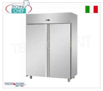 TECNODOM - Mueble Congelador-Congelador 2 puertas, 1400 lt, PASTELERÍA, Temperatura Negativa Armario congelador 2 puertas marca TECNODOM, estructura de acero inoxidable, capacidad 1400 litros, PASTELERÍA, baja temperatura -18°/-22°C, refrigeración ventilada, PASTELERÍA Bandejas 600x400 mm, V.230/1, Kw.0,7 ,Peso 169 Kg,dim.mm.1420x800x2030h