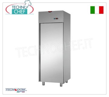 TECNODOM - Mueble frigorífico 1 puerta, 700 lt., Profesional, Ventilado, Mod.AF07MIDMTN ARMARIO FRIGORÍFICO 1 puerta, marca TECNODOM, capacidad 700 litros, temperatura de funcionamiento -2°/+10°C, refrigeración ventilada, Gastro-Norm 2/1, V.230/1, Kw.0,385, Peso 110 Kg, dim.mm .710x800x2030h