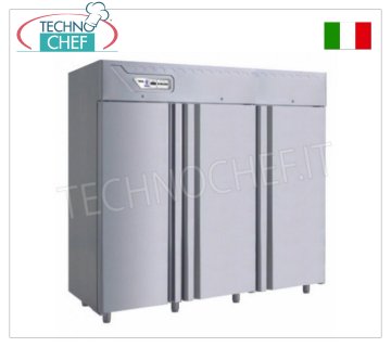 Congelador extraíble 3 puertas, lt.2100 Congelador de 3 puertas, desmontable, ventilado, temp. -10 ° -25 °, lt.2100, acero inoxidable 304