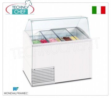 MONDIAL FRAMEC - Vitrina para helado batido, lt.431, Mod.SLANT510ICE
