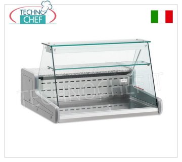 MUEBLE EXPOSITOR REFRIGERADO PARA MOSTRADOR, versión con VIDRIO RECTO, mod.VRB8