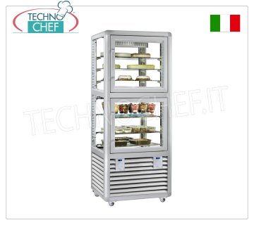 TECHNOCHEF - Vitrina combinada para helado y pastelería, temp. -15°-25°C/+4°+10°C, Mod.CPG520V/S