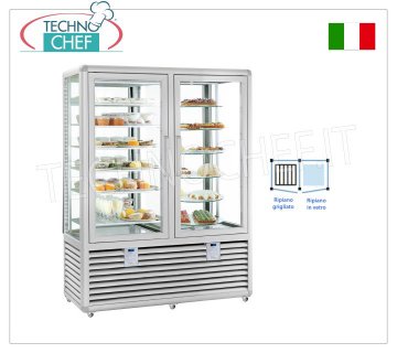 TECHNOCHEF - Vitrina combinada para helado y pastelería, temp.-15°-25°C/+4°+10°C, Mod.CPG900G2T/V