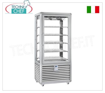TECHNOCHEF - Vitrina Refrigerada para Pastelería, Temp.+5°-20°C, 1 Puerta, 541 lt, Mod.CGL600G2T