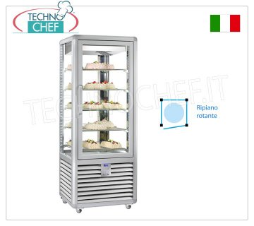 TECHNOCHEF - Vitrina Refrigerada para Pastelería, Temp.+5°-20°C, 1 Puerta, 427 lt, Mod.CGL450R2T