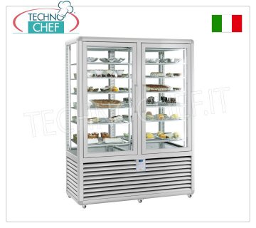 Vetrina Congelante per Pasticceria-Gelateria 2 Porte, 2 Vani, 2 Motori, Temp.-15°-25°C // -15°-25°C.